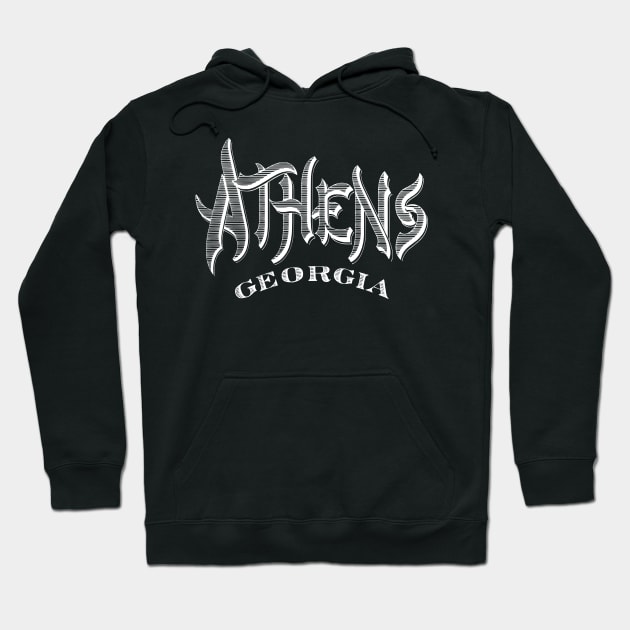 Vintage Athens, GA Hoodie by DonDota